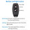 3X 2.4GHz Wireless Remote Control  Key Fob for TTLOCK  Door Lock  Devices Work with TTLock APP 8