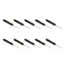 10Pcs 17cm Length 20mm Diameter Stainless Steel Wire Tube Cleaning Brush