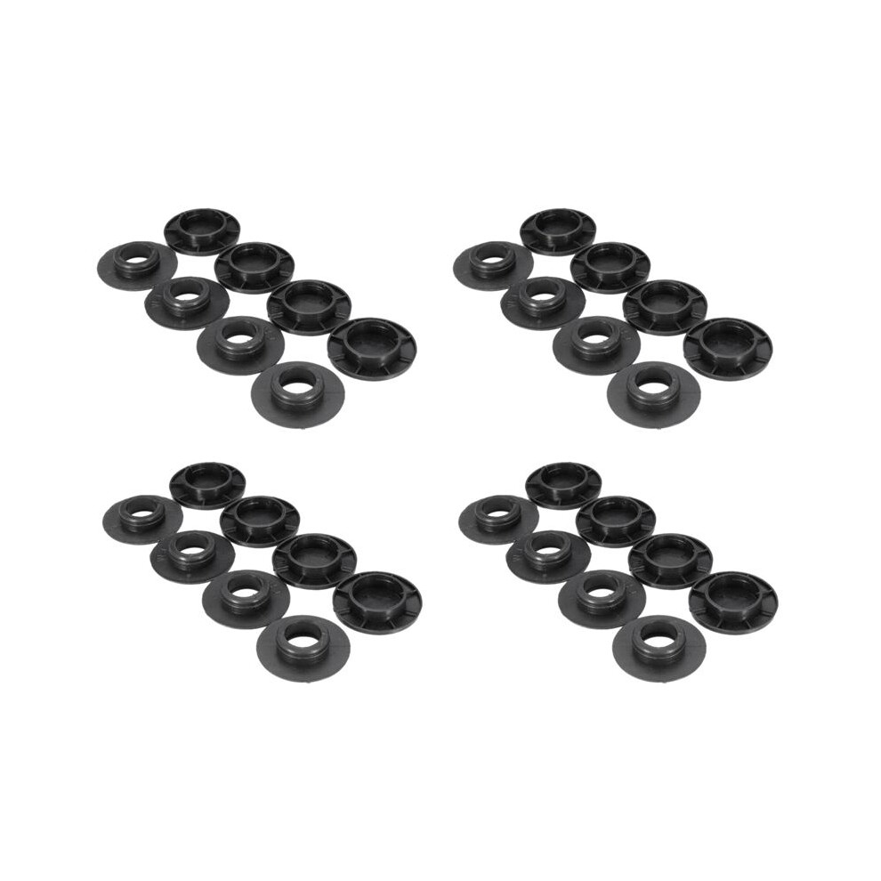 16X Car Mat Carpet Floor Fixing Clips Grips Clamps Nice For - 6680520 Black 6033673799234