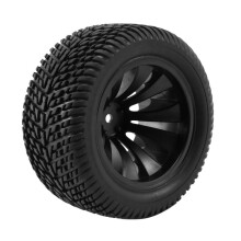 8X for HBX 1/12 High Speed RC Car Tires Rubber Wheel Complete for Truck 12056 Car Parts