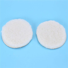 30 Pcs 125 mm Car Polishing Pad 5 Inch Inch Polish Waxing Pads Wool Polisher Bonnet Car Paint Care Wool Polishing Pad