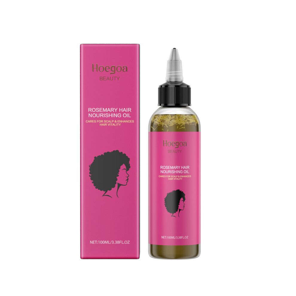 (100ml) Hoegoa Rosemary Hair Oil nourishes, soothes, and frizzy hair, leaving it smooth and shiny