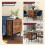 Six-Person Drop Leaf Dining Table - Rustic Brown 4