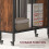 Six-Person Drop Leaf Dining Table - Rustic Brown 5