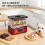 5-Tier Food Dehydrator with 72-Hour Timer, Adjustable Temperature 5