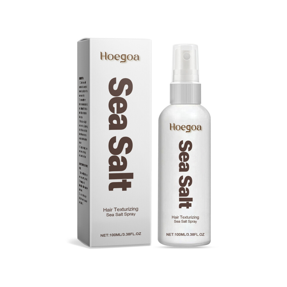 (100ml) HOEGOA Sea Salt Dry Hair Spray Lazy Fluffy Hair Spray Refreshing Oil Removing Hair No-Rinse Styling Dry Hair Spray