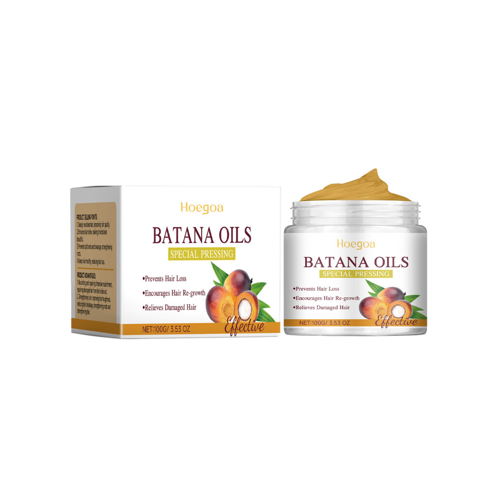(100G) HOEGOA Batana Hair Care Oil Hair Moisturizing and Smoothing Care Oil