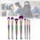 (7PCS Multicolor)Mermaid Make Up Brushes Set Foundation Eyebrow Eyeliner Blush Cosmetic Tool 6