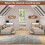 (3ft Single, Beige Linen) L-Shaped Corner Single Bed Frame, LED Headboard, USB-C Charging & 2 Drawers 7