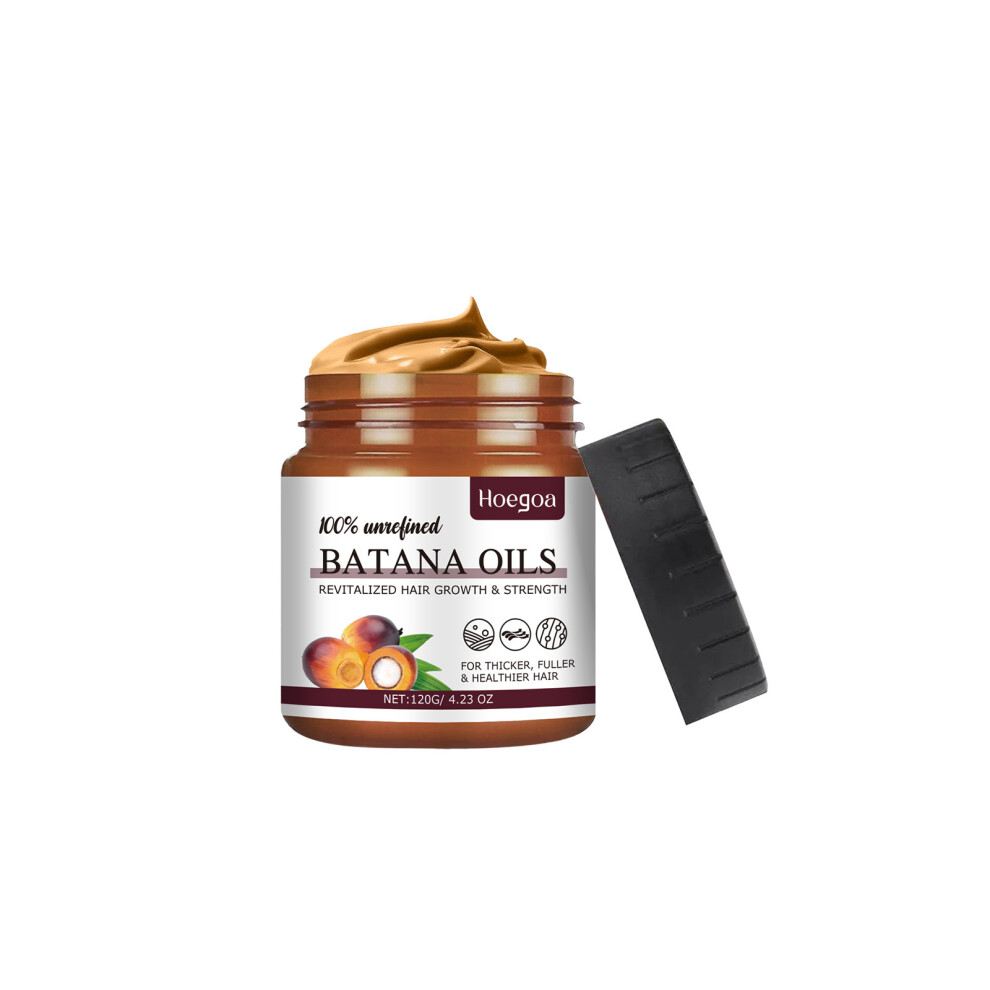 (120G) HOEGOA Batana Oil Hair Cream Moisturizes, Smoothes, Nourishes and Moisturizes Hair