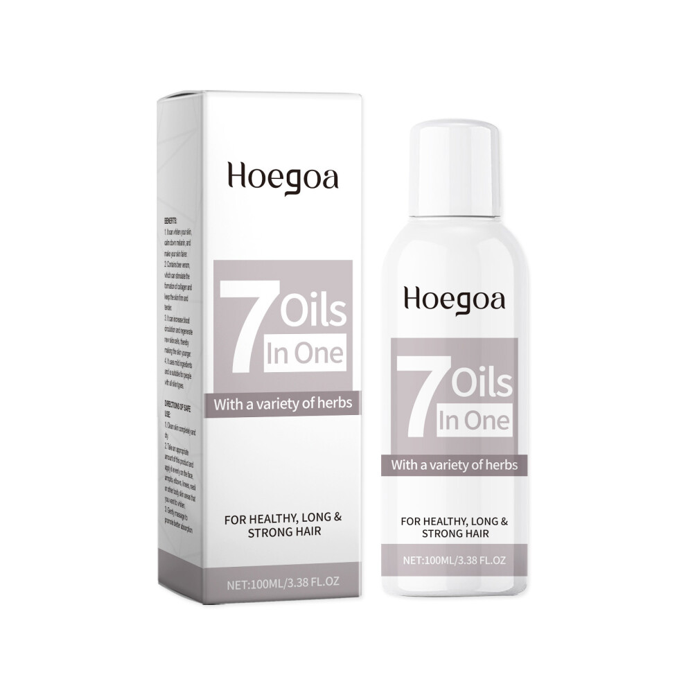 (100ml) Hoegoa Hair Care Oil Nourishes and Moisturizes Dry, Frizzy Hair Mild and Smooth Hair Care Oil