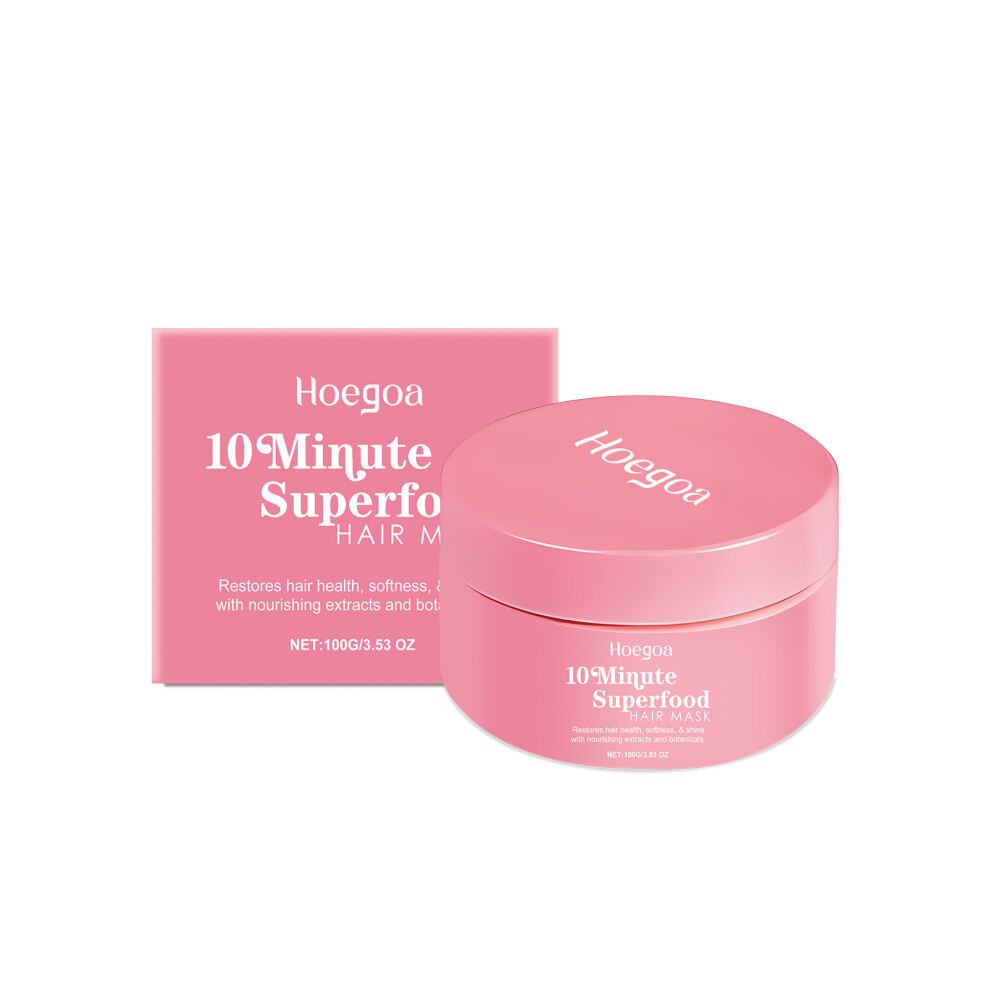 (100G) HOEGOA nourishing hair mask, daily improvement of hair quality, moisturizing, smoothing and smoothing hair mask