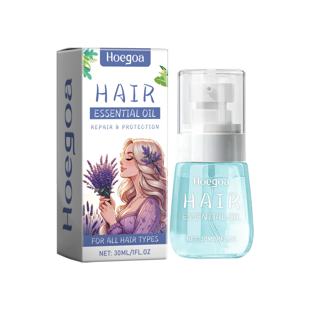 (30ml) Hoegoa Hair Oil Scalp Massage Moisturizing Smooth Hair Hair Care Oil