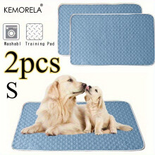 (S:40 *30cm) Coussinets pipi lavables et réutilisables pour chiens, 2 pièces, résistants aux odeurs, rafraîchissants, différentes