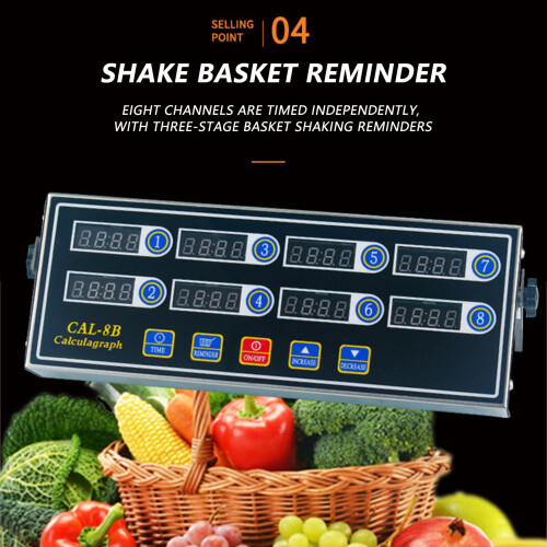 8-Channel Kitchen Timer with Countdown 2