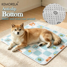 (L 70*90cm) Cooling Cat And Dog Bed - Summer Ice Mat Multiple Sizes (S-XXL) Suitable for Small/Medium/Large Pets, Non-Slip,