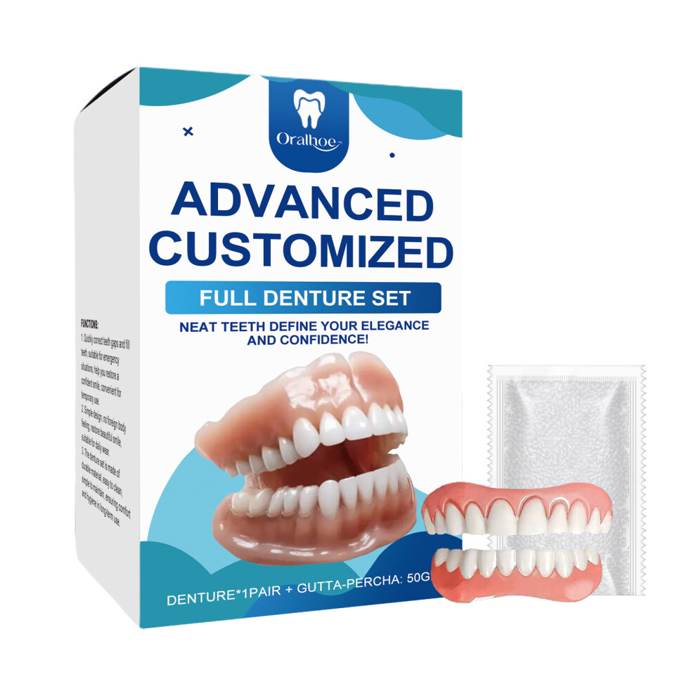 (Suit) Oralhoe Teeth Modification Kit Naturally modifies teeth gaps to enhance smile and comfortable material denture care kit