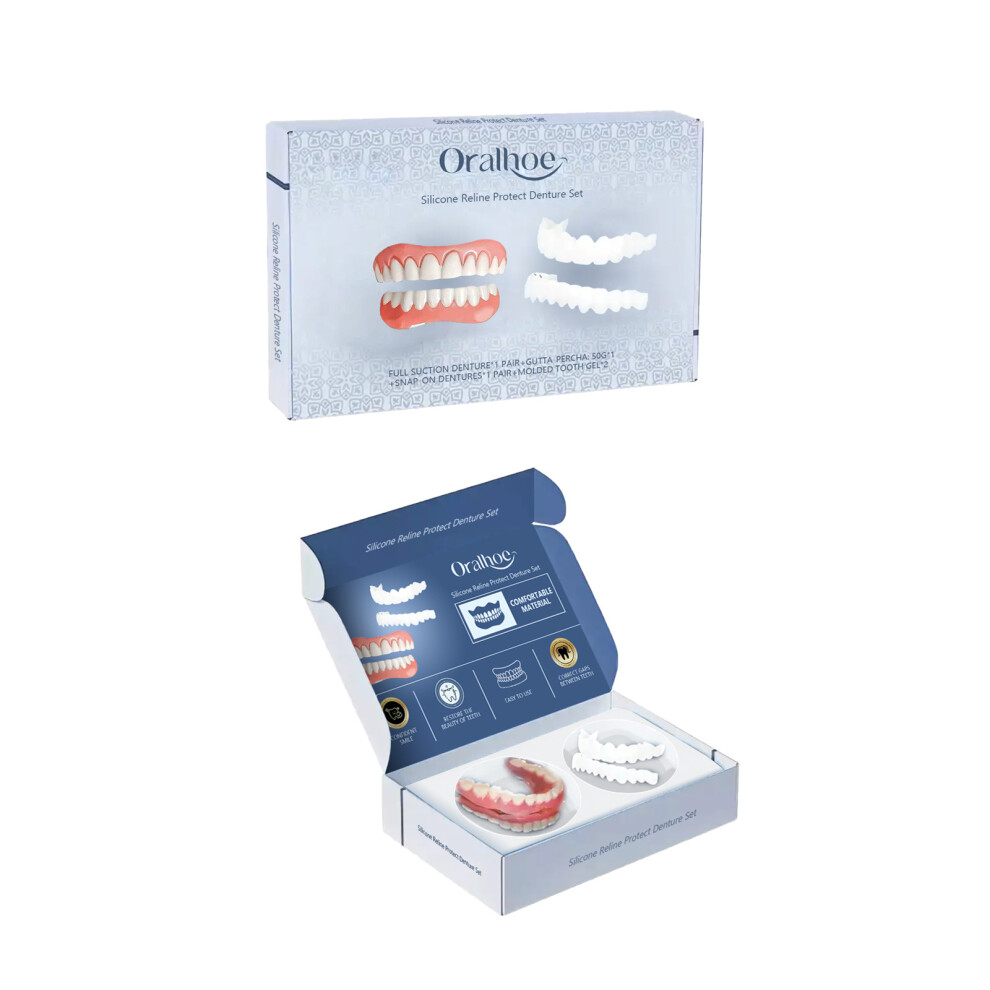 (Suit) ORALHOE denture modification and beauty set. Dental beauty set improves the beauty of your smile. Comfortable material.