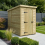 4 x 6 Pent Shed (Single Door, No Windows) 1