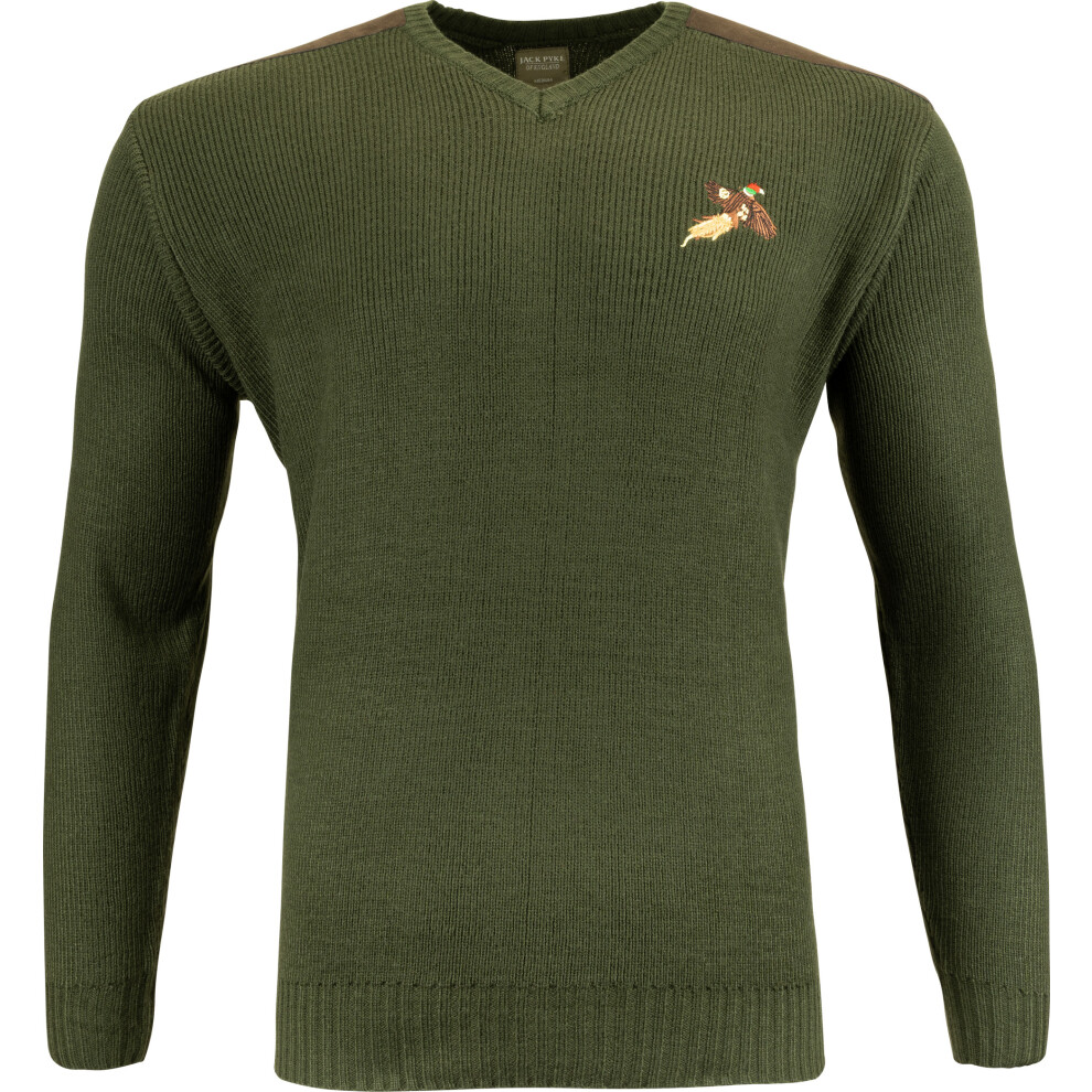 Jack Pyke Shooters Pheasant Embroidered Motif Pullover 2-Xlarge
