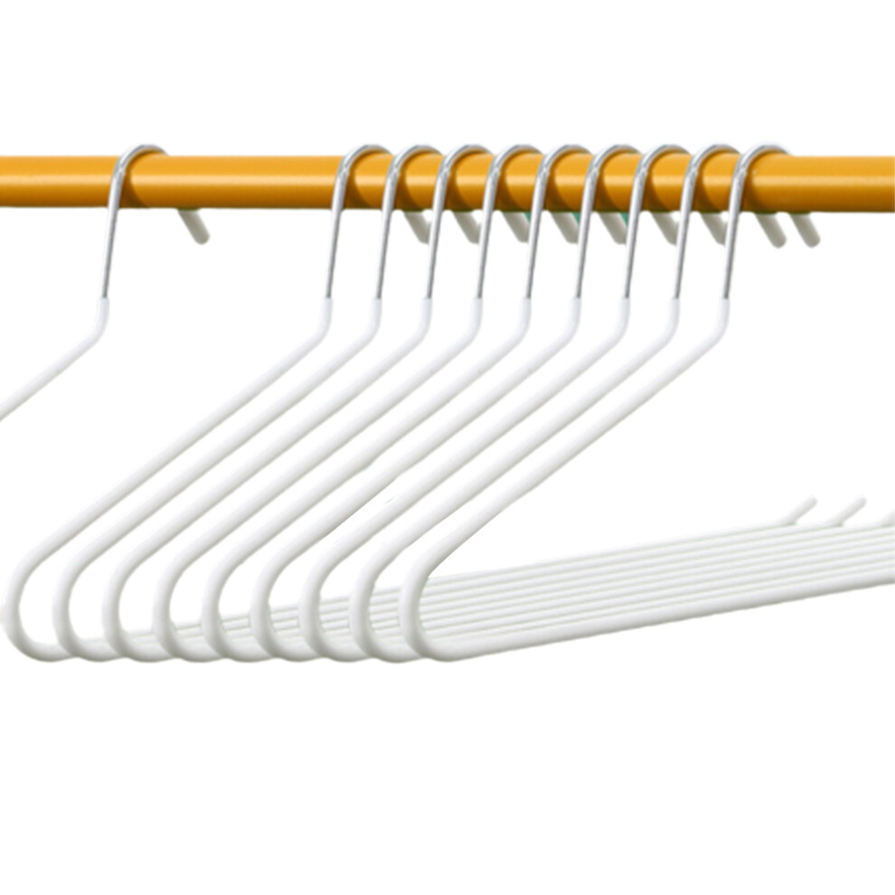 Phui-Pet-Supplies (White) Space-Saving Non-Slip Multi-Layer Jeans Hanger
