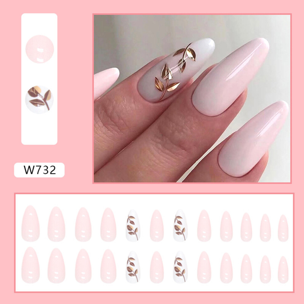 Phui-Pet-Supplies (Jelly Glue Model) Stage Gold Foil Nails - Smooth Edge