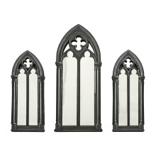 3D Acrylic Wood Mirror Wall Sticker for Home Decor