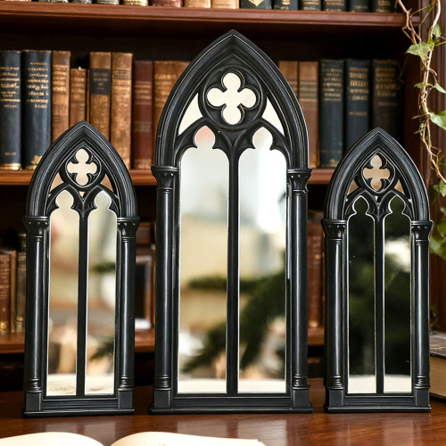3D Acrylic Wood Mirror Wall Sticker for Home Decor 2