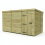 12 x 7 Pent Shed Tanalised (Single Door, No Windows) 2