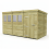 12 x 7 Pent Shed Tanalised (Single Door, With Windows) 2