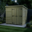 8 x 10 Pent Shed Tanalised (Double Door, No Windows) 3