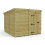 8 x 10 Pent Shed Tanalised (Single Door, No Windows) 2