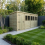 16 x 5 Pent Shed Tanalised (Single Door, With Windows) 1