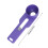 (Purple, Wide handle) Coffee Protein Powder Spoon - Durable Plastic Funnel Design 1