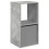VidaXL vidaXL Bedside Table Concrete Grey 35 x 32 x 68.5 cm Engineered Wood 2