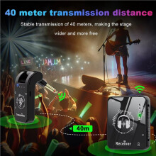2X Sistema de Monitoramento Intra-Auricular Sem Fio Transmissor Receptor Recarregável Sistema de Transmissão de Monitor de Fone de Ouvido Sem Fio