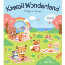 Kawaii Wonderland Coloring Book by Editors of Chartwell Books Paperbac