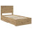 VidaXL vidaXL Bettrahmen Artisan-Eiche 100 x 200 cm Holzwerkstoff 5