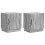 VidaXL vidaXL Bedside Table 2 pcs Grey Sonoma 43 x 34.5 x 47 cm 1