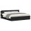 VidaXL vidaXL Headboard Cabinet with Storage Black Engineered Wood 5