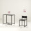 3 Pcs Kitchen Dining Living Room Table Metal Frame 2 Matching Benches Set 7