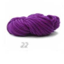 (Violet)Knitting Yarn Diy Chunky Yarn Shawl Scarf Making Multi Color Hand Gift Weaving