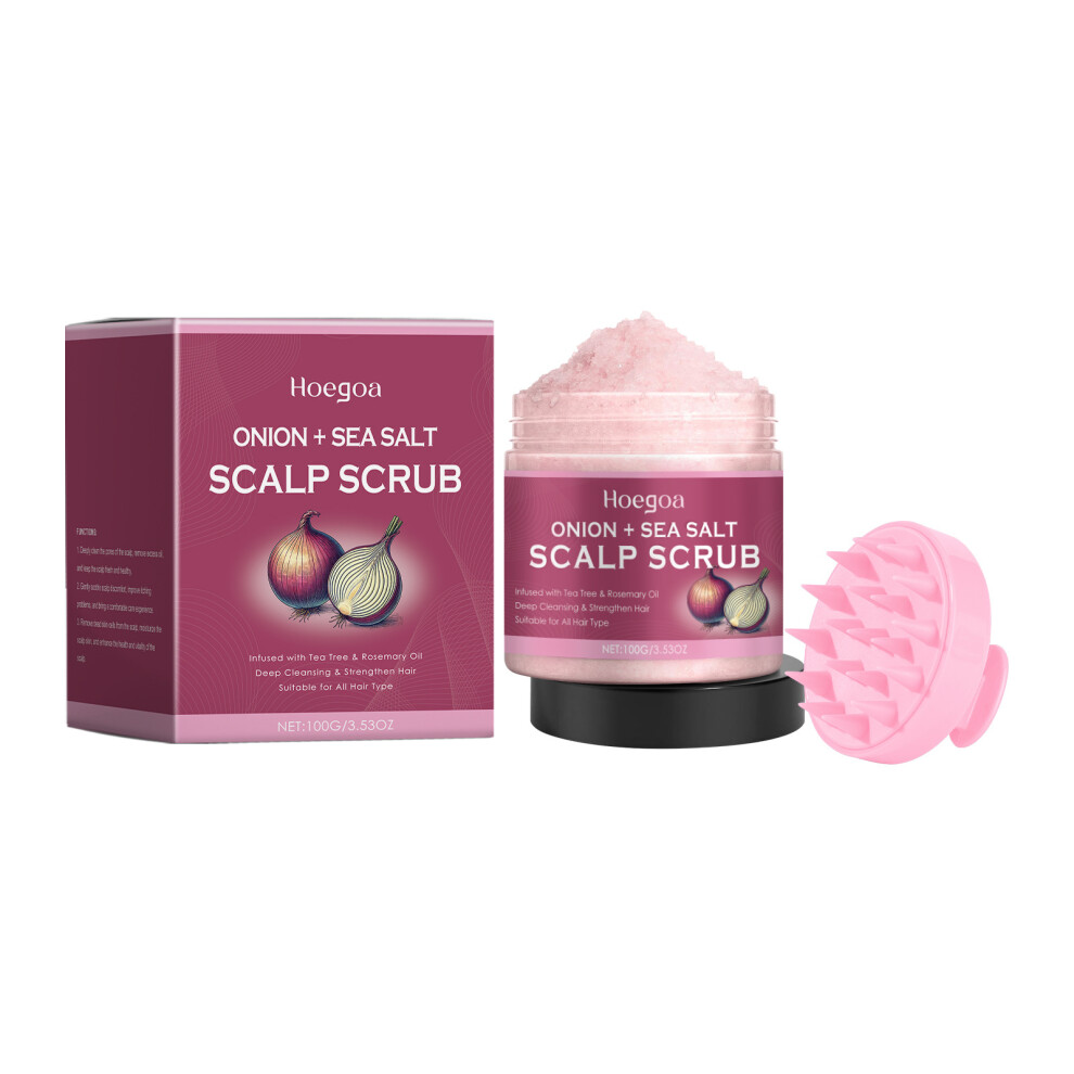 (Suit) HOEGOA Scalp Nourishing Scrub deeply cleanses, controls oil, soothes scalp discomfort, nourishes and softens the scalp
