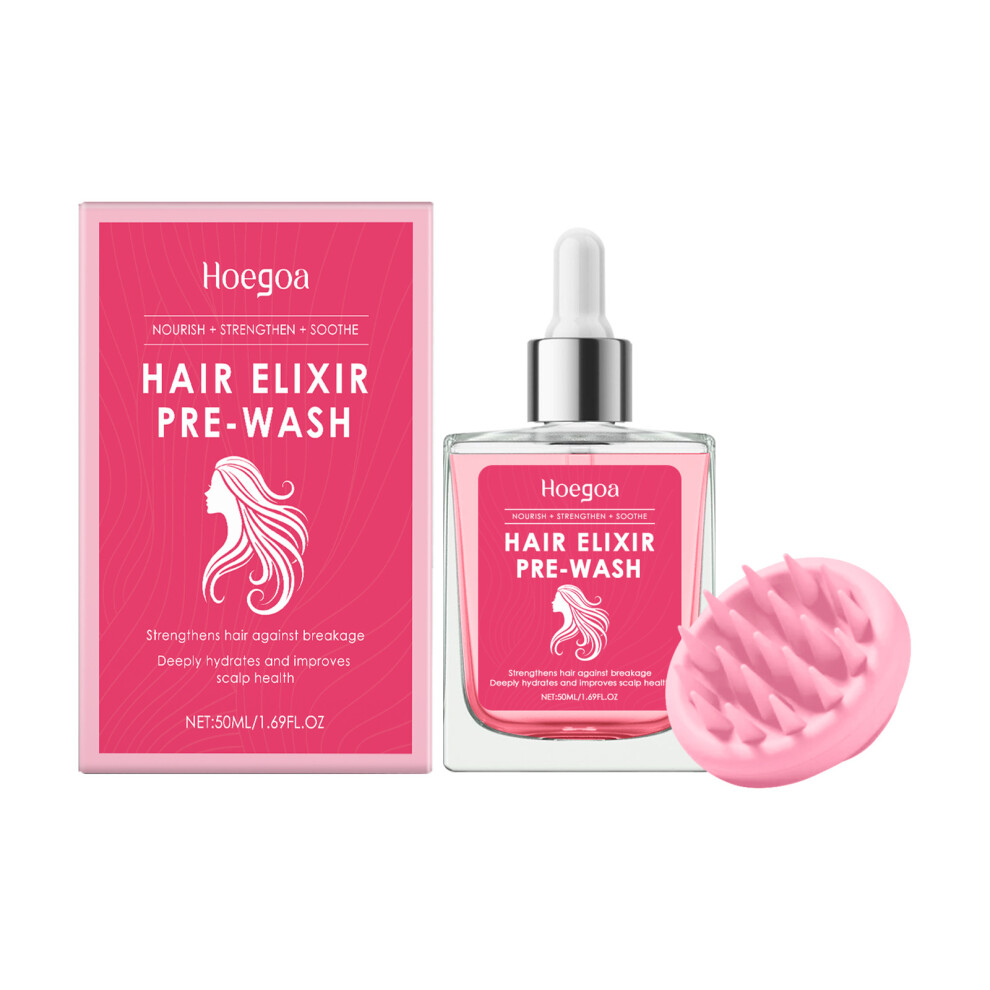 (Suit) HOEGOA Batana Hair Care Essence Nourishes and Smoothes Hair, Cares for Dry Hair Care Essence