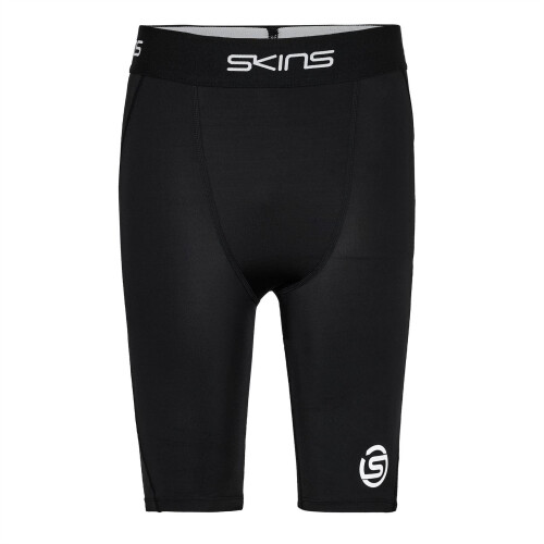 Skins (S, Black) Skins Mens Series-1 Fitted Compression Shorts