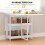 Four-Person Drop Leaf Table - White 6