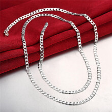 (24inch) Sterling Silver Necklace, Hypoallergenic Jewelry Gift