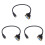3X   to VGA M/F Connector Cable Adapter Converter 0. 1FT 1