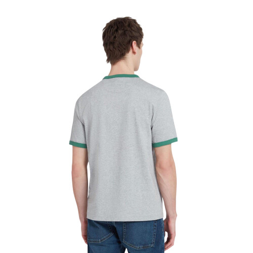 Farah (M, Grey) Farah Mens Groves Ringer T-Shirt 2