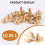 10x Arc Solid Brass Button Stud Screw Nail Screw back Leather Rivet Belt 10mm 2